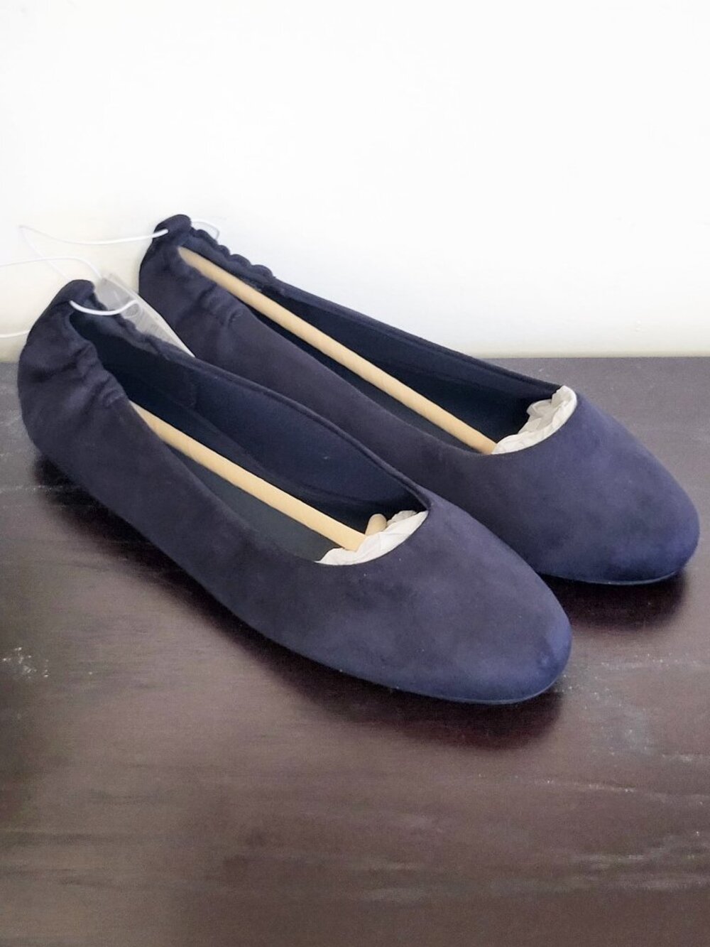 NEW - Gap Women's Vegan Suede Ballet Flat in Navy | Size 7